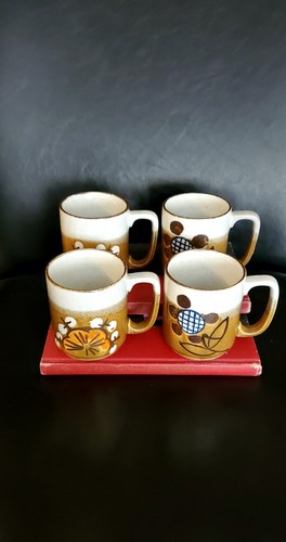 Otagiri stoneware floral - floral, mugs